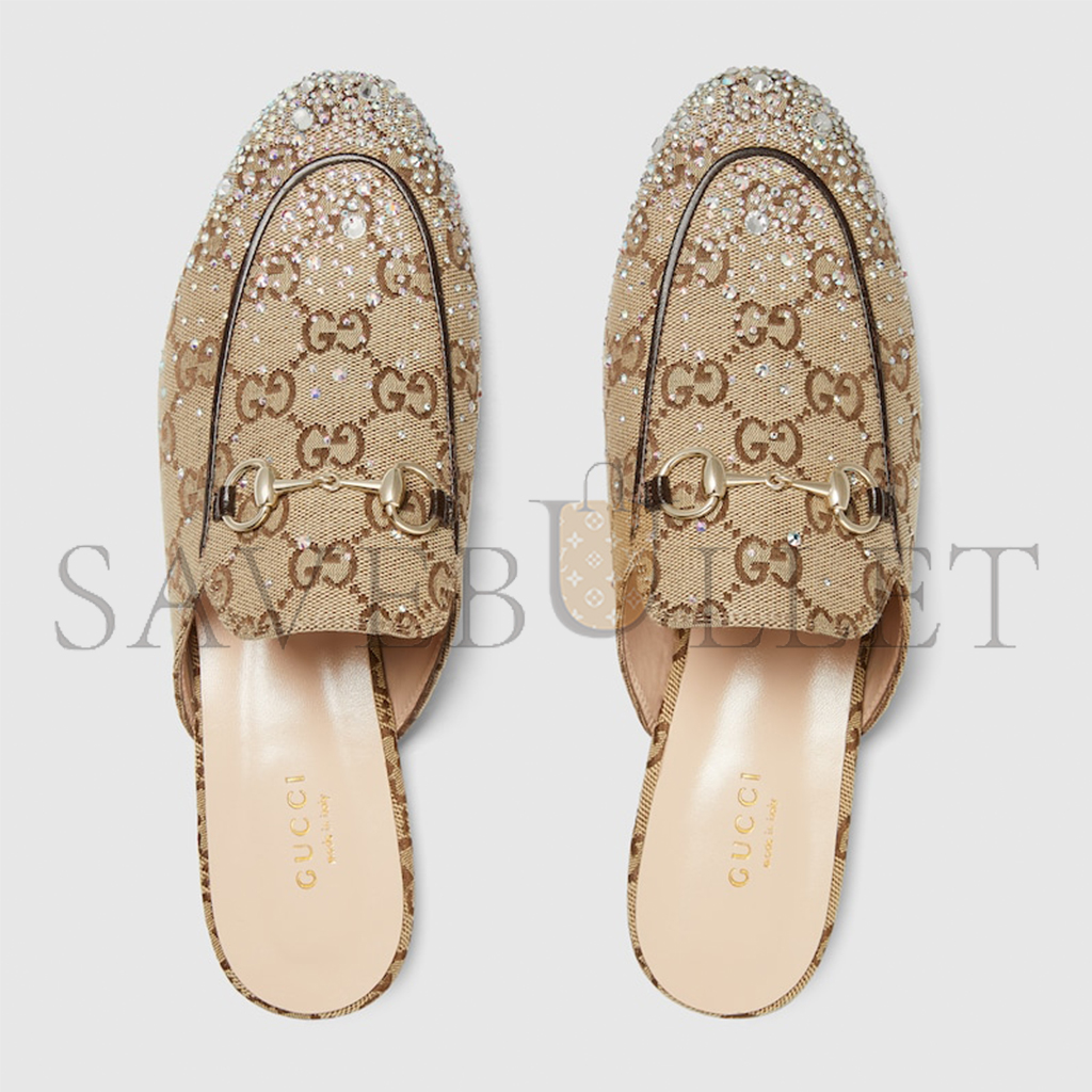 GUCCI WOMEN'S PRINCETOWN SLIPPER 812307 GUCCI WOMEN'S PRINCETOWN SLIPPER 812307